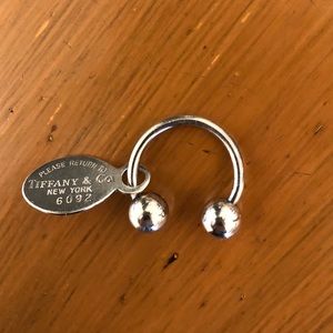 Tiffany & Co. Sterling key ring